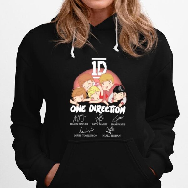 1D One Direction Chibi Signature Hoodie