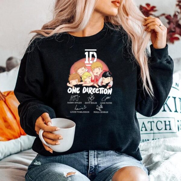 1D One Direction Chibi Signature Sweater