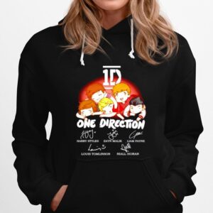 1D One Direction Signatures Hoodie