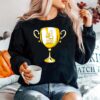 1 Dad Trophy Cup Award Fathers Day Sweater