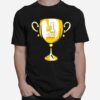 1 Dad Trophy Cup Award Fathers Day T-Shirt