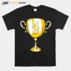 1 Dad Trophy Cup Award Fathers Day T-Shirt