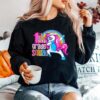 1St Grade Squad Magical Dabbing Unicorn Floral First Grader Sweater