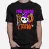 2Nd Grade Boo Crew Funny Skull Halloween Vibes T-Shirt