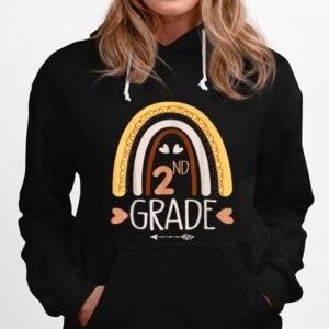 2Nd Grade Teacher Rainbow Back To School Hoodie