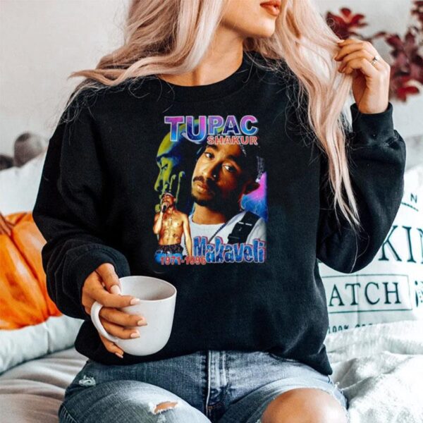 2Pac Makaveli 90S Design Rap Music Sweater