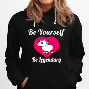 Adopt Me Be Yourself Be Legendary Positive Message Red Hoodie