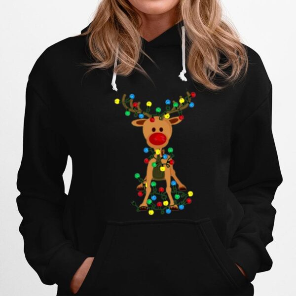 Adorable Reindeer Christmas Hoodie