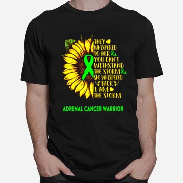 Adrenal Cancer Warrior I Am The Storm T-Shirt