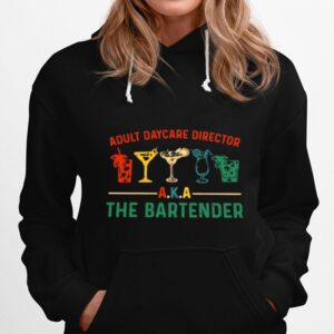 Adult Daycare Director Aka The Bartender Retro Hoodie