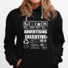 Advertising Executive Warning Sarcasm Inside Contents May Vary In Color 100 Organic Hoodie