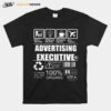 Advertising Executive Warning Sarcasm Inside Contents May Vary In Color 100 Organic T-Shirt