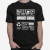 Advocate General Warning Sarcasm Inside Contents May Vary In Color 100 Organic T-Shirt