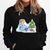 Aesthetic Art Snowman Gardener Snowman Hoodie