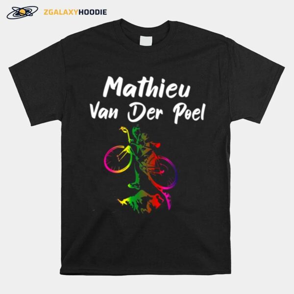 Aesthetic Art Van Der Poel Cycling Sports T-Shirt