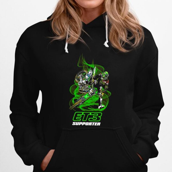 Aesthetic Design Eli Tomac Et3 Motocross And Supercross Champion Hoodie