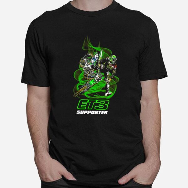 Aesthetic Design Eli Tomac Et3 Motocross And Supercross Champion T-Shirt