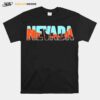 Aesthetic Design Nevada State T-Shirt