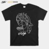 Aesthetic Lineart Virgo Astrological Sign T-Shirt