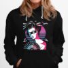 Aesthetic Vaporwave Japanese Fan Geisha Graceful Sunset Hoodie