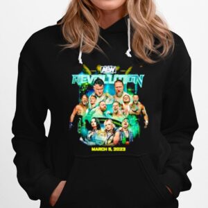 Aew Revolution March 2023 Poster Hoodie