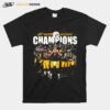 Afc North Division Champions Pittsburgh Steelers Signatures T-Shirt