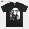 Afghan Hound With Glasses Sunglasses Retro Style T-Shirt