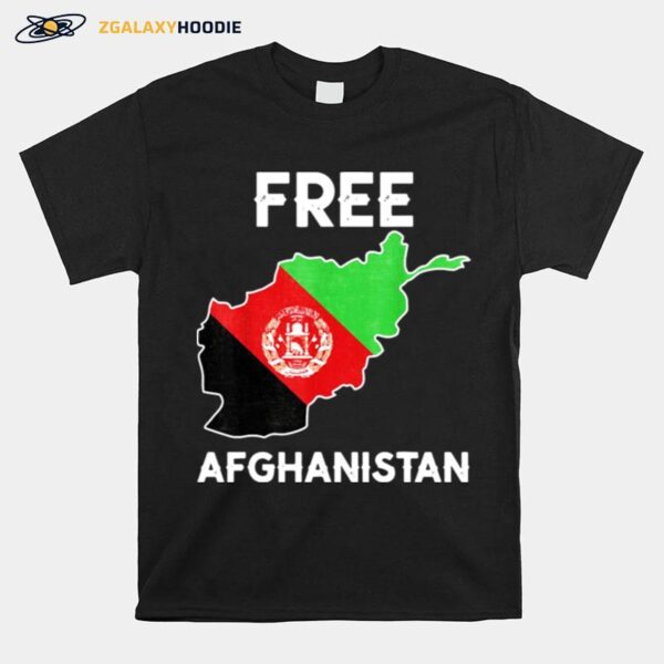 Afghanistan Flag Free Afghanistan Flag Vintage T-Shirt