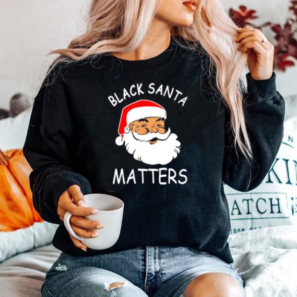 African American Santa Black Matters Christmas Sweater