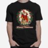 African American Santa Claus Antique Vintage Merry Christmas T-Shirt