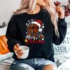 African Black Girl Christmas Santa Claus Merry Christmas Sweater