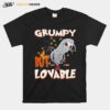 African Grey Parrot Grumpy But Lovable T-Shirt