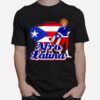 Afro Latina Puerto Rican Flag T-Shirt