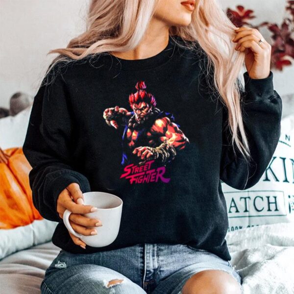 Akuma Street Fighter Game Art 90S Sweater