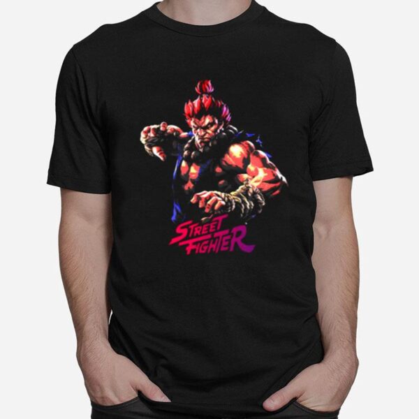 Akuma Street Fighter Game Art 90S T-Shirt