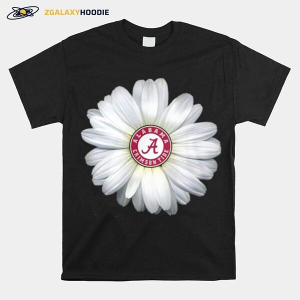 Alabama Crimson Tide Daisy Flower T-Shirt