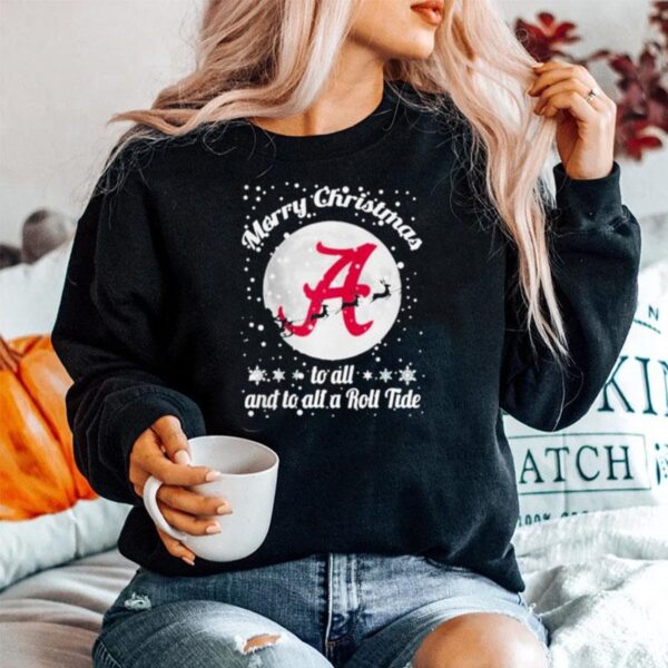 Alabama Crimson Tide Merry Christmas To All And To All A Roll Tide Sweater