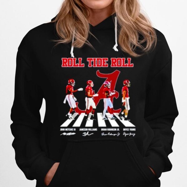 Alabama Crimson Tide Roll Tide Roll Abbey Road Signatures Hoodie