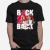 Alabama Football Back 29 Back Signatures T-Shirt