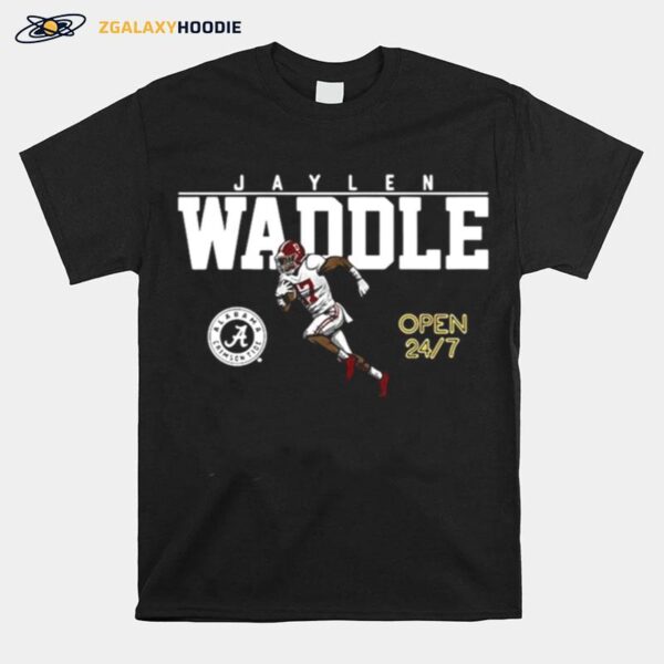 Alabama Football Jaylen Waddle Of The University T-Shirt