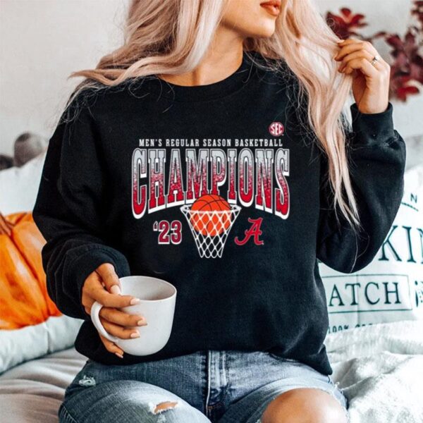 Alabama Mens Basketball 2023 Sec Champions Sweater