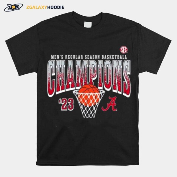 Alabama Mens Basketball 2023 Sec Champions T-Shirt