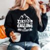 Alaska Is Calling I Must Go Text In Amazing Modern Art Sweater