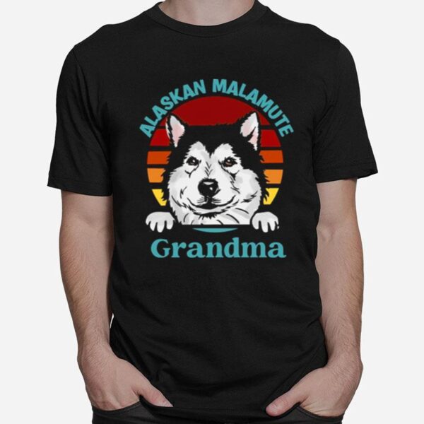 Alaskan Malamute Grandma T-Shirt