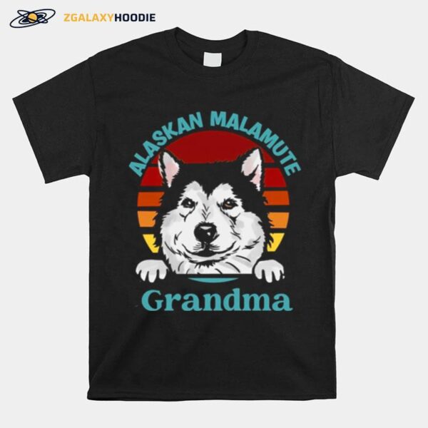 Alaskan Malamute Grandma T-Shirt
