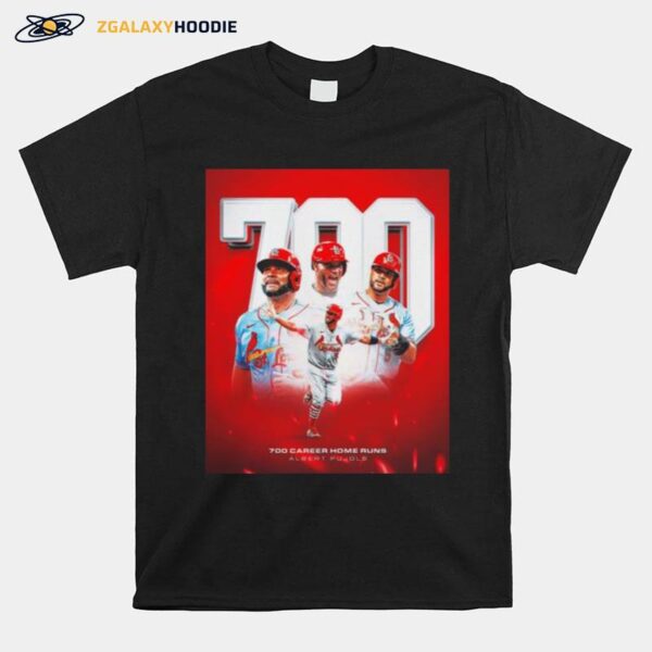 Albert Pujols 700 Career Home Runs 2022 T-Shirt