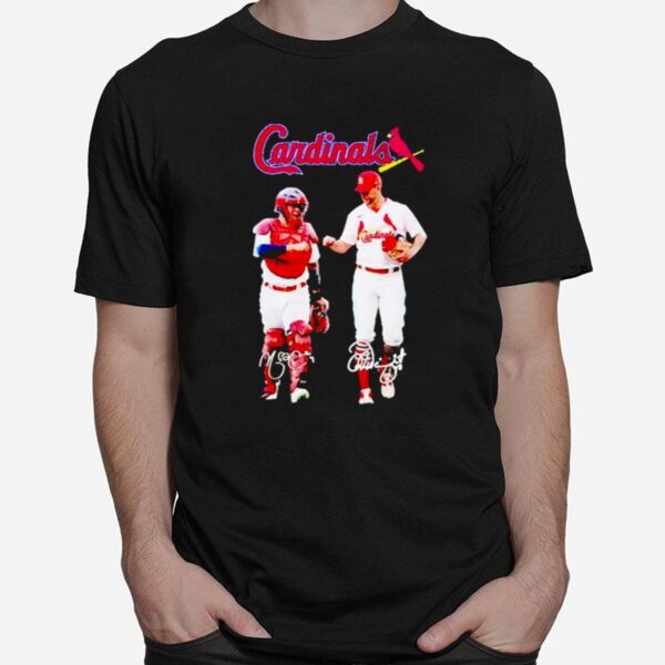 Albert Pujols And Yadier Molina St Louis Cardinals Signatures T-Shirt