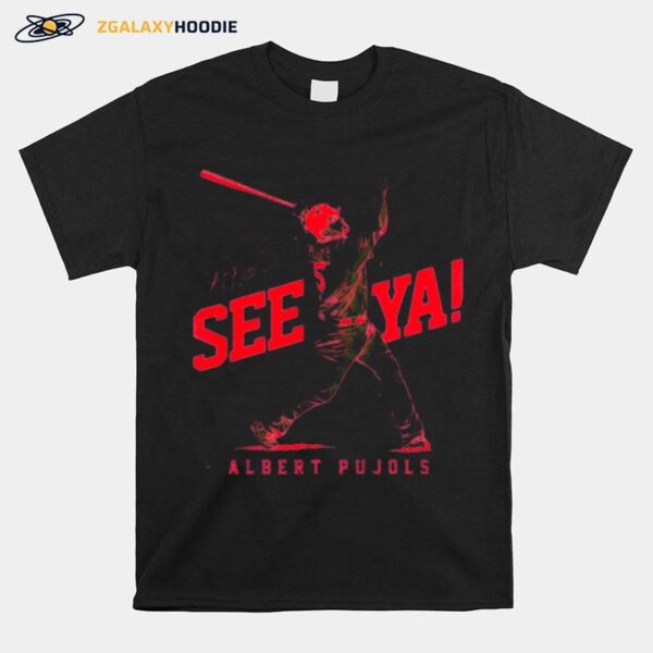 Albert Pujols One Last Run Cardinals Signature T-Shirt