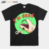 Albino Western Hognose Snake Playing Dead Reptile T-Shirt