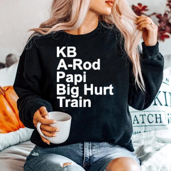 Alex Bregman Kb A Rod Papi Big Hurt Train Sweater